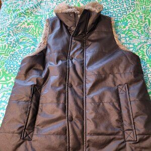 Tuckernuck Emilia wax natural fur reversible vest